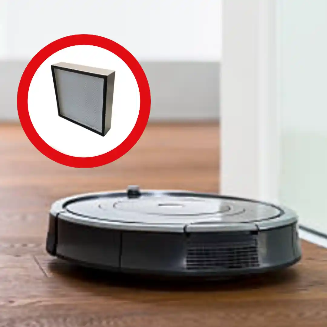 Jadpes Filtro HEPA Di Ricambio Per Aspirapolvere Robot LG, Compatibile Con Serie VR6270, VR65710, VR6260LVM, 1 Pezzo